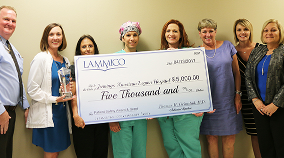 2017 LAMMICO Patient Safety Award and Grant Recipient